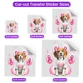 thumbnail image 5 of Faith Love Hope Beagle Breast Cancer Awareness Survivor Cutout Transfer Sticker Beagles Dog Lover Gifts Idea Transparent Decal Art Decor - 02017, 5 of 5