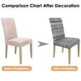 thumbnail image 7 of Vintage Boho Chic Chair Covers for Dining Room, Set of 4 Stretch Polyester Slipcovers Featuring Tribal Style, Rustic, Nordic Style, Ethnic, Retro Patterns, Removable Seat Protector, 7 of 7