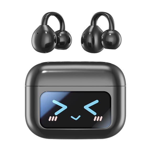 AJKHSA AI Intelligent Translation 0 Headset Ear Hook Type Without Ear With Screen Digital Display Color Screen Language Translation