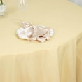 thumbnail image 3 of BalsaCircle 132" Round Premium Polyester Tablecloth Wedding Table Linens Champagne, 3 of 8
