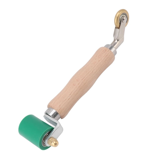 Rubber Seam Roller, Dual Use Pressure Wheel Quilting Tool Art Paint Roller For PVC TPO Welding
