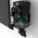 thumbnail image 1 of Soporte de pared con ventilador de refrigeración para Xbox Series X, 3 velocidades y bajo nivel de ruido con tira de luces RGB e interruptor táctil, 3 puertos USB, soporte para mando y auriculares, 1 of 9
