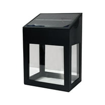 Better Homes & Gardens Nico Solar Powered Black LED Deck Step Light, 15 Lumens