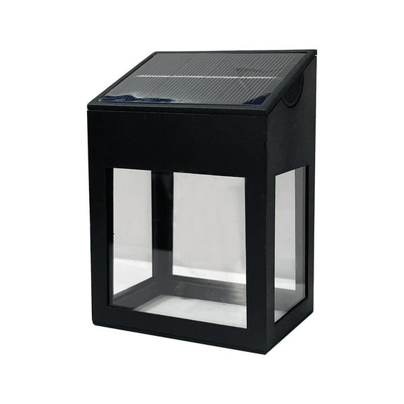 Better Homes & Gardens Nico Solar Powered Black LED Deck Step Light, 15 Lumens