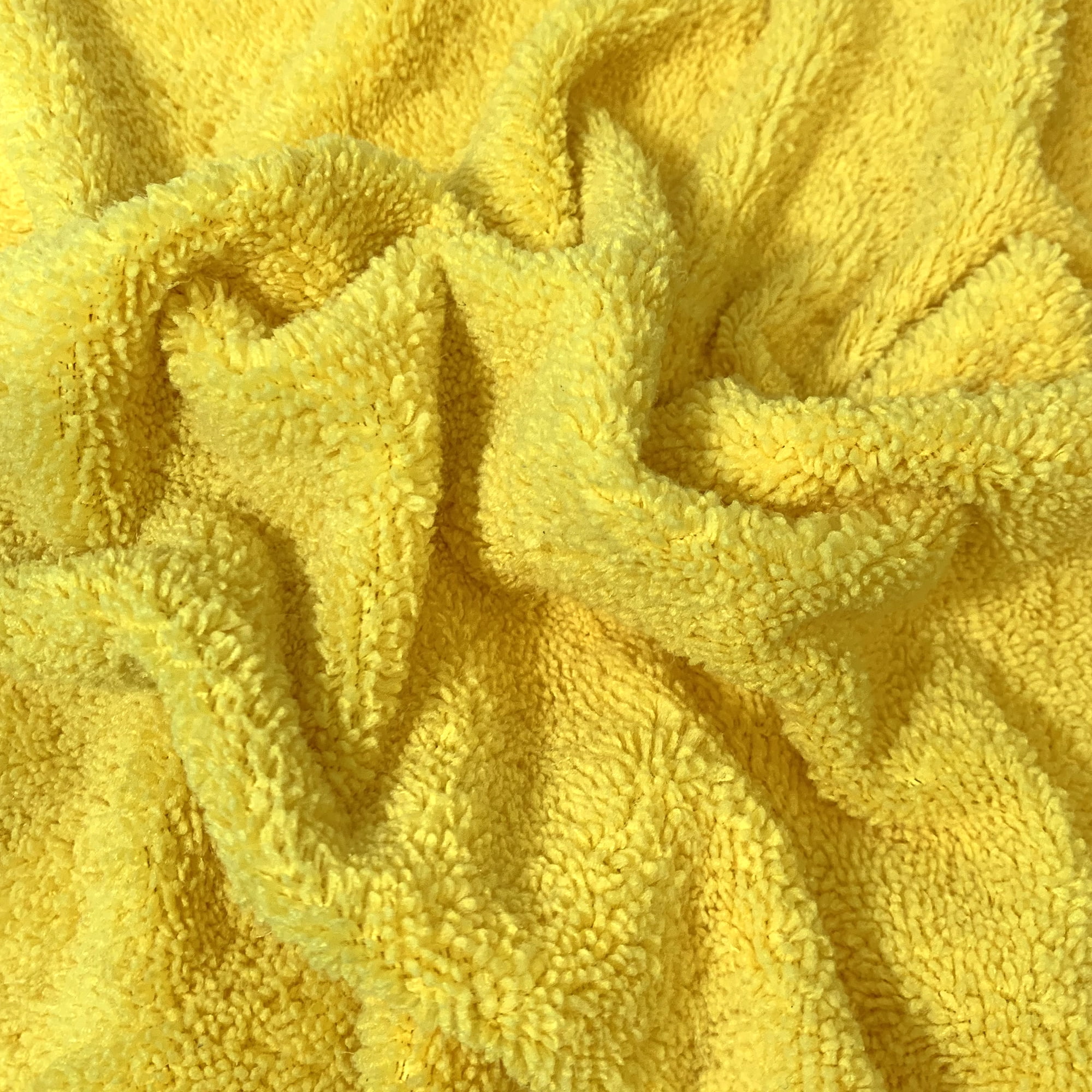 Auto Drive Microfiber Multi-Purpose Cleaning Towels 4 Pack, Yellow