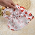 thumbnail image 2 of Vestido de princesa con estampado floral para perros pequeños y gatos, nuevo vestido de osito de peluche para mascotas, lindo vestido de verano fino, 2 of 6