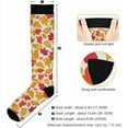 thumbnail image 2 of Carnival Stockings for Women Cropper Thigh High Cozy Compression Winter Fashion Running Womens Socks Dark Blue, 2 of 7