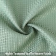 thumbnail image 3 of 2 Pcs Tier Curtains Valance, Rod Pocket Waffle Woven Textured Waterproof Short Window Curtain for Cafe, Bathroom, Kitchen, 3 of 6