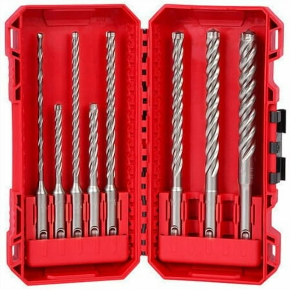 48-20-7663 Fits Milwaukee Tool 8 Pc. 4-Cutter Mx4 SDS-Plus Rotary Hammer Drill Bit