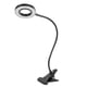 thumbnail image 3 of Lámpara de escritorio LED USB con clip regulable y ajustable para lectura, ideal para tatuajes, belleza y oficina, color negro, 3 of 14