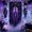 Purple, variant on Purple Halloween Door Curtain Decorative Background Banner 35.4x70.8 Inches with Perforated Corners Cloth