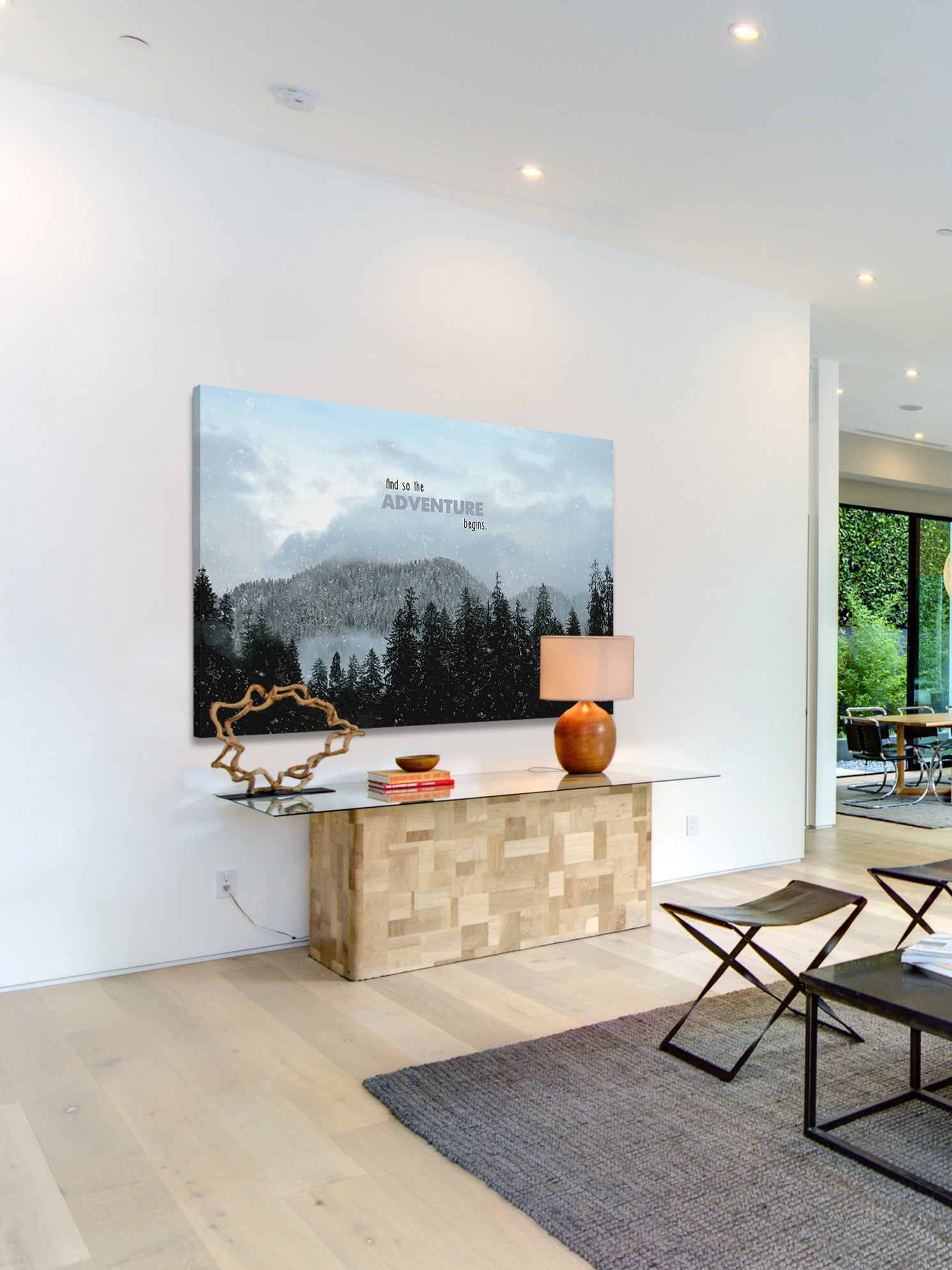 "Adventure Begins" Painting Print on Wrapped Canvas