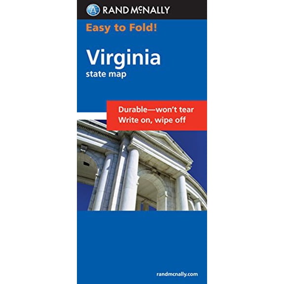 Pre-Owned Rand McNally Virginia Easyfinder, 9780528997853, 0528997858, Paperback, Laminated Map edition