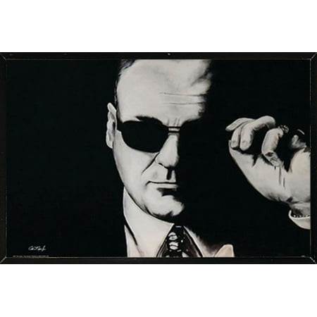 UPC: 0650471878242 | Tony S Poster in a Black Thin Poster Frame (24×36)