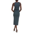 thumbnail image 2 of Toccin womens  Abigail Sarong Racer Sweaterdress, l, Blue, 2 of 3