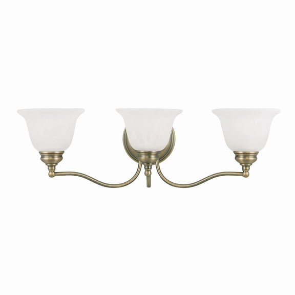 Livex Lighting Essex Bath Light in Antique Brass