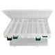 thumbnail image 1 of Cajas de aparejos de pesca de 14 compartimentos de doble cara organizador de señuelos de pesca, 1 of 6