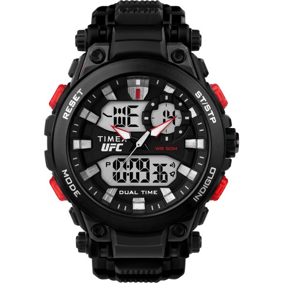Reloj Timex UFC Impact 50 mm negro con correa de 20 cm