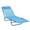 Blue, variant on Topcobe Portable Chaise Lounger, Reclining Beach Chair, Mesh Outdoor Relaxer with Headrest, Ideal for Poolside, Garden, Deck, Blue Comfort