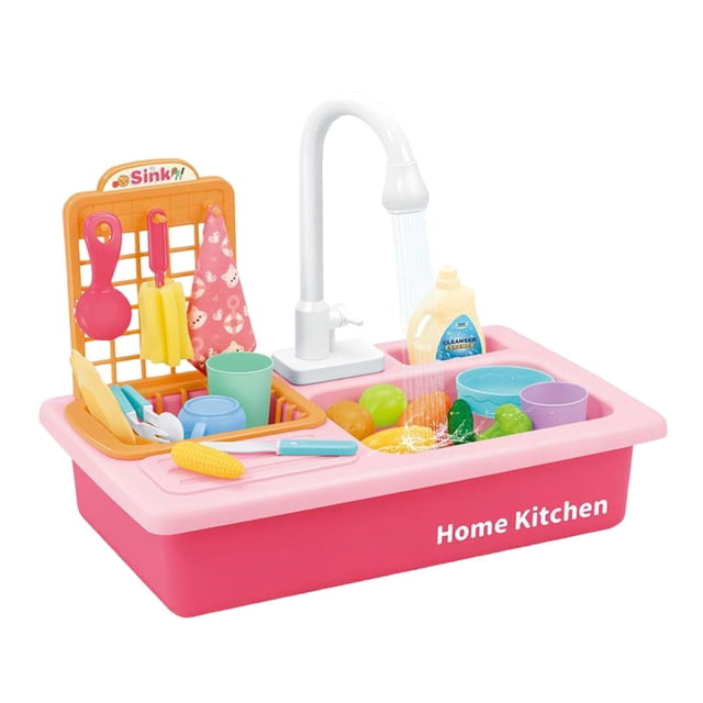Juguetes de Cocina para , Lavavajillas Eléctrico de Simulación, Juguetes Educativos, Cocina, Comida, de Simulación, , piezas piezas Hugo cocina de juego para niños pequeños