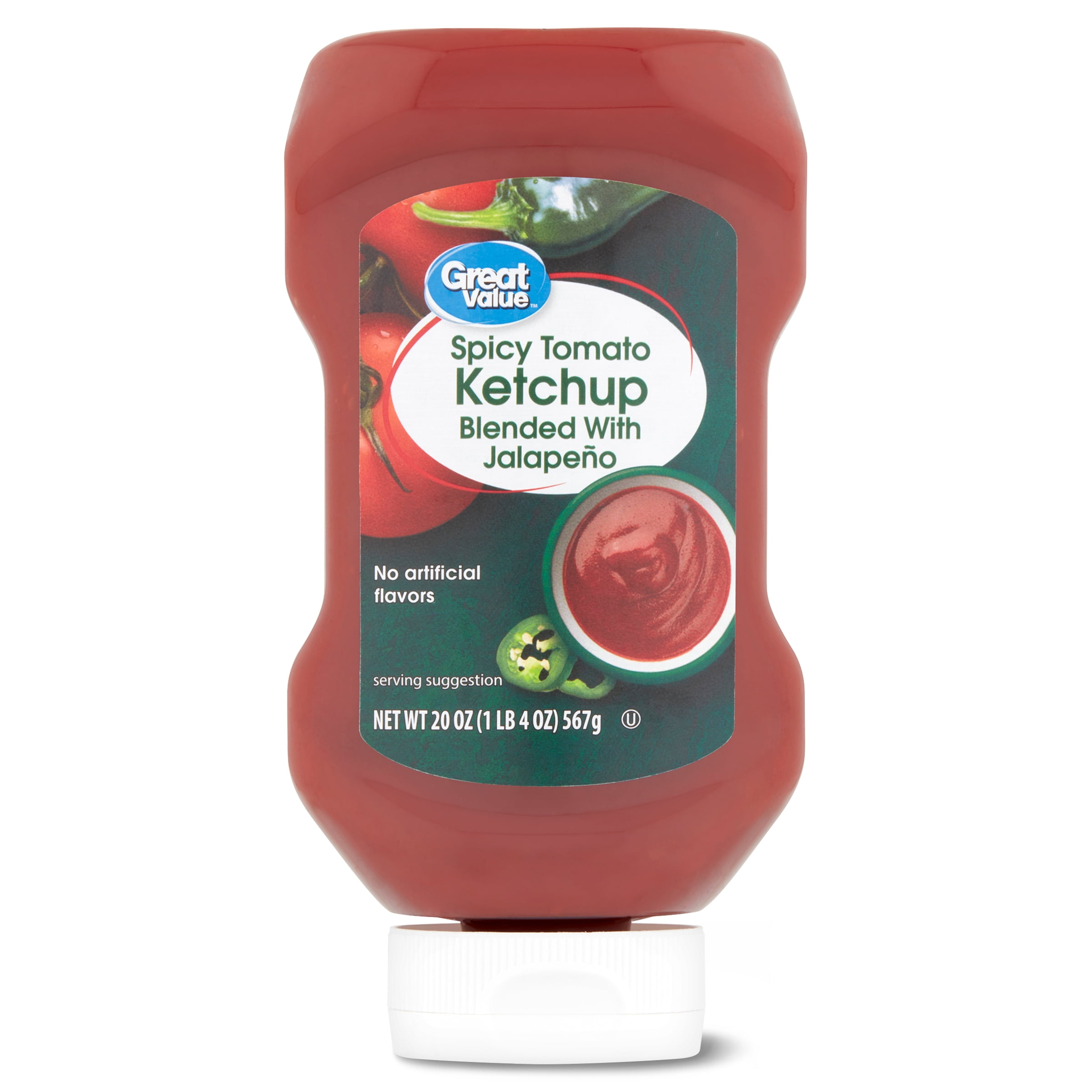 Great Value Spicy Tomato Ketchup, 20 oz