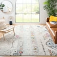 thumbnail image 2 of SAFAVIEH Madison Christabella Overdyed Striped Area Rug, Grey/Blue, 12' x 15', 2 of 8