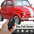 thumbnail image 2 of Unique Bargains Pink Silicone Three Button Car Remote Key Cover Case for Fiat 500 Viaggio Ottimo, 2 of 5