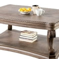 thumbnail image 2 of Olane Coffee Table-Weathered Oak Brown Wood-Rustic Farmhouse 52 Inch, 2 of 6