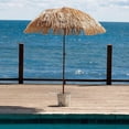 thumbnail image 1 of Parasol de plage rond en chaume Hawaïen 1,8 m Mainstays, 1 of 7