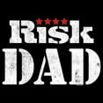 thumbnail image 2 of Men's Risk Dad  Graphic Tee Black Small, 2 of 5