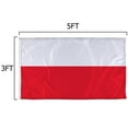 thumbnail image 6 of Vispronet 3ft x 5ft Poland Flag, Outdoor Country Banner, Flag Only, 6 of 8