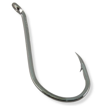 Owner Ultrahead Saltwater Bullet – Jighead 3X Strong Per Acqua Salata, Super Needle Point, Finitura Cromata Nera