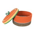 thumbnail image 4 of Cesta de Almacenamiento de Cuerda de Algodón Cesta de Almacenamiento Tejido para Juguetes de Cocina de Baño, 4 of 9