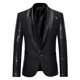 thumbnail image 1 of Traje casual para hombre, escenario personalizado, presentador de presentaciones, MC, traje con lentejuelas de color sólido, chaqueta para hombre, 1 of 5