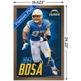 thumbnail image 3 of NFL Los Angeles Chargers - Joey Bosa 21 Wall Poster, 14.725" x 22.375", Framed, 3 of 3