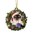 thumbnail image 2 of Teissuly Christmas Ornament Lovely Tree Gift Ornament Christmas Tree Hanging Party Decor Teissuly WER202310165793, 2 of 3
