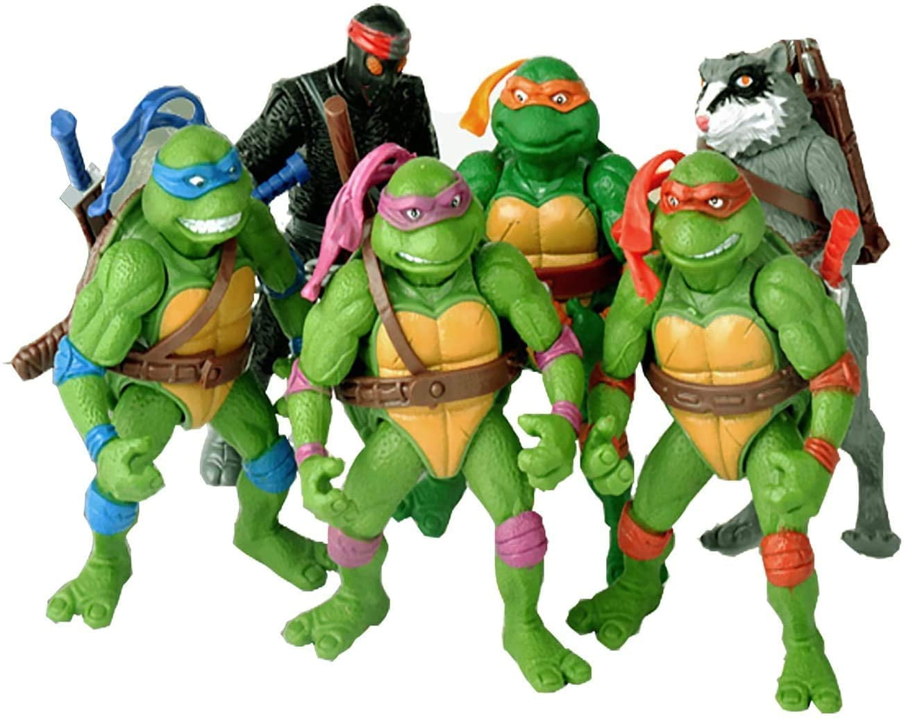 TMNT Teenage Mutant Ninja Turtles 6PCS/Lot Action Figure Anime Movie Collect Toy 