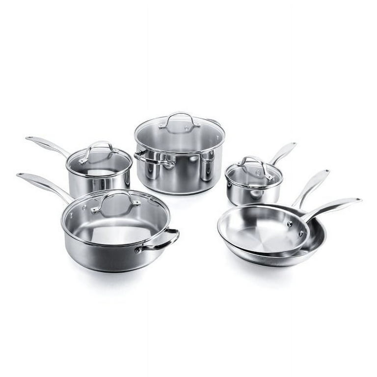 Stainless Pro 10-Piece Cookware Set