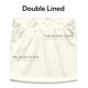 thumbnail image 4 of Camiseta sin tirantes AJISAI de doble forro para mujer, color crema S, 4 of 7