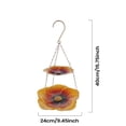 thumbnail image 5 of Hanging Bird Bath BirdBath Hummingbird Outdoor Bird Feeder Garden Yard Decorations, 5 of 6