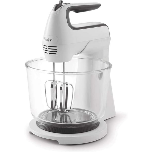 Batidora pedestal Oster 2121775 6 velocidades con tazón de vidrio BLANCO
