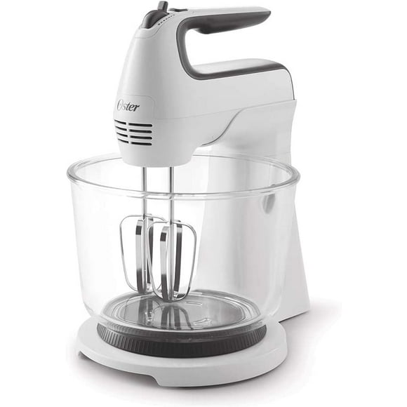 Batidora pedestal Oster 2121775 6 velocidades con tazón de vidrio BLANCO
