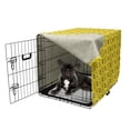 thumbnail image 5 of Abstract Dog Crate Cover, Demonstration of Geometrical Motifs Diagonal Elements in Summer Colors, Easy to Use Pet Kennel Cover Small Dogs Puppies Kittens, 7 Sizes, Yellow and Multicolor, by Ambesonne, 5 of 6