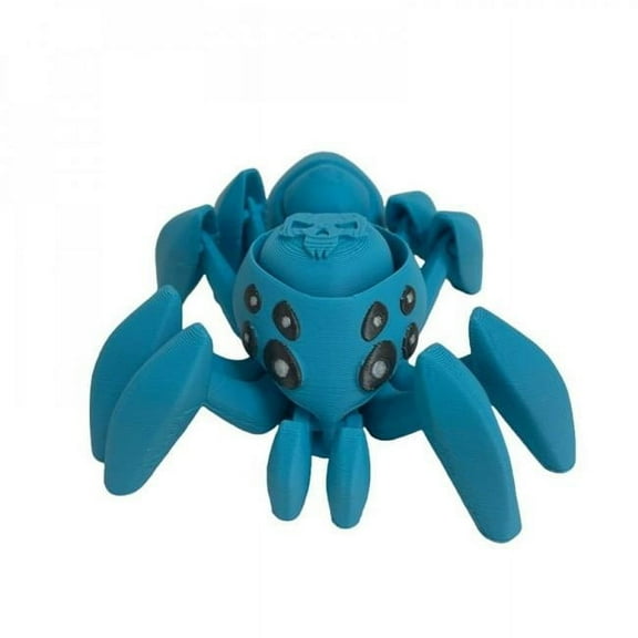 MDR Trading Inc. SC-105.75.750 3D Printed Blue Danger Spider Figurine