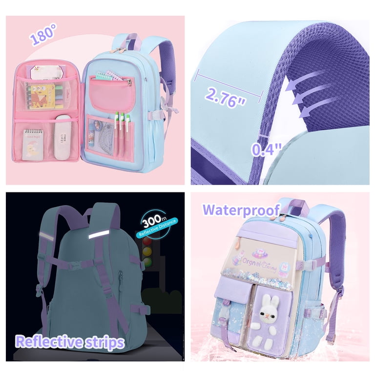Cute Bunny Backpack with Waterproof Nylon and Adjustable Straps Amazon.com | Cute Bunny Backpack, Kawaii Bunny Backpacks  main image 4