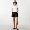 thumbnail image 6 of Bermuda Shorts for Women Summer Cargo Shorts Mid Rise Mini Length with Pockets and Belt Loops Hiking Travel Clothes, XL, 6 of 6