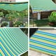 thumbnail image 5 of Rede de malla solar para cubiertas exteriores | Aislamiento térmico de bloques UV, tejido engrosado y cifrado, esquinas reforzadas, borde de seis líneas, multicolor, 1 juego, 13,78x10,63 in, 5 of 9