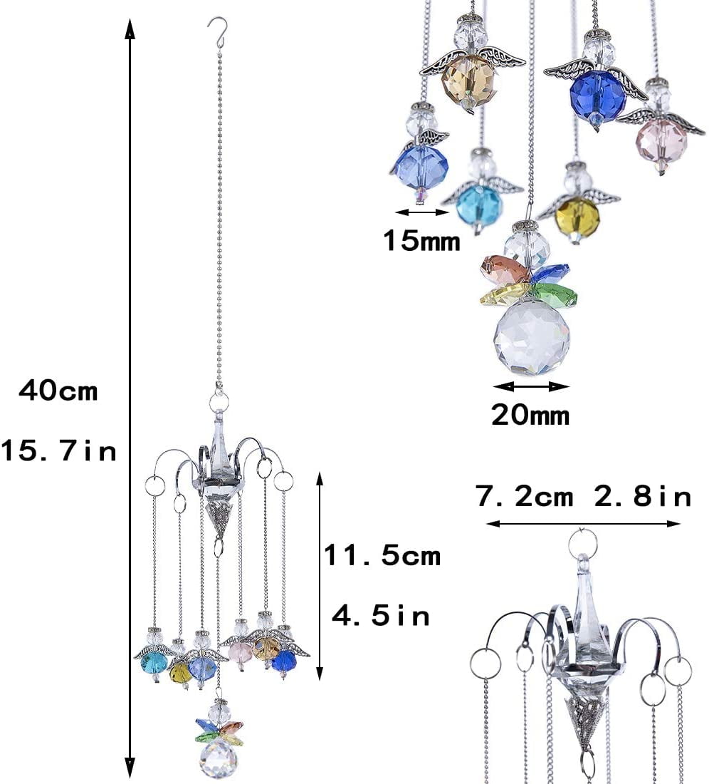 ADE1614743 H&D HYALINE & DORA Car Charms Rear View Mirror  Accessories,Crystals Ornaments Chandelier Crystals Hanging Prisms Fengshui  Suncat