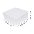 thumbnail image 2 of Milisten 10Pcs Square Soap Carrying Box Transparent 9.5X9.5X3.5cm PP Material Prevent Sliding Travel Use, 2 of 8