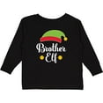 thumbnail image 3 of Inktastic Christmas Brother Elf Holiday Boys Long Sleeve Toddler T-Shirt, 3 of 5